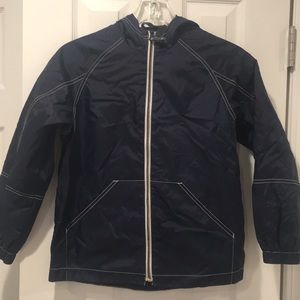 Talbots kids blue rain jacket